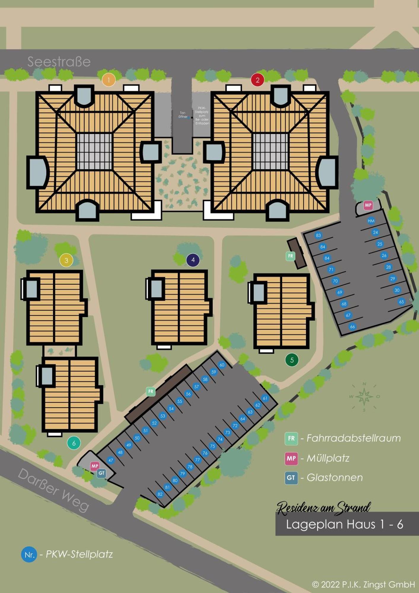 Residenz Am Strand Wohnung 6-74 青斯特 外观 照片